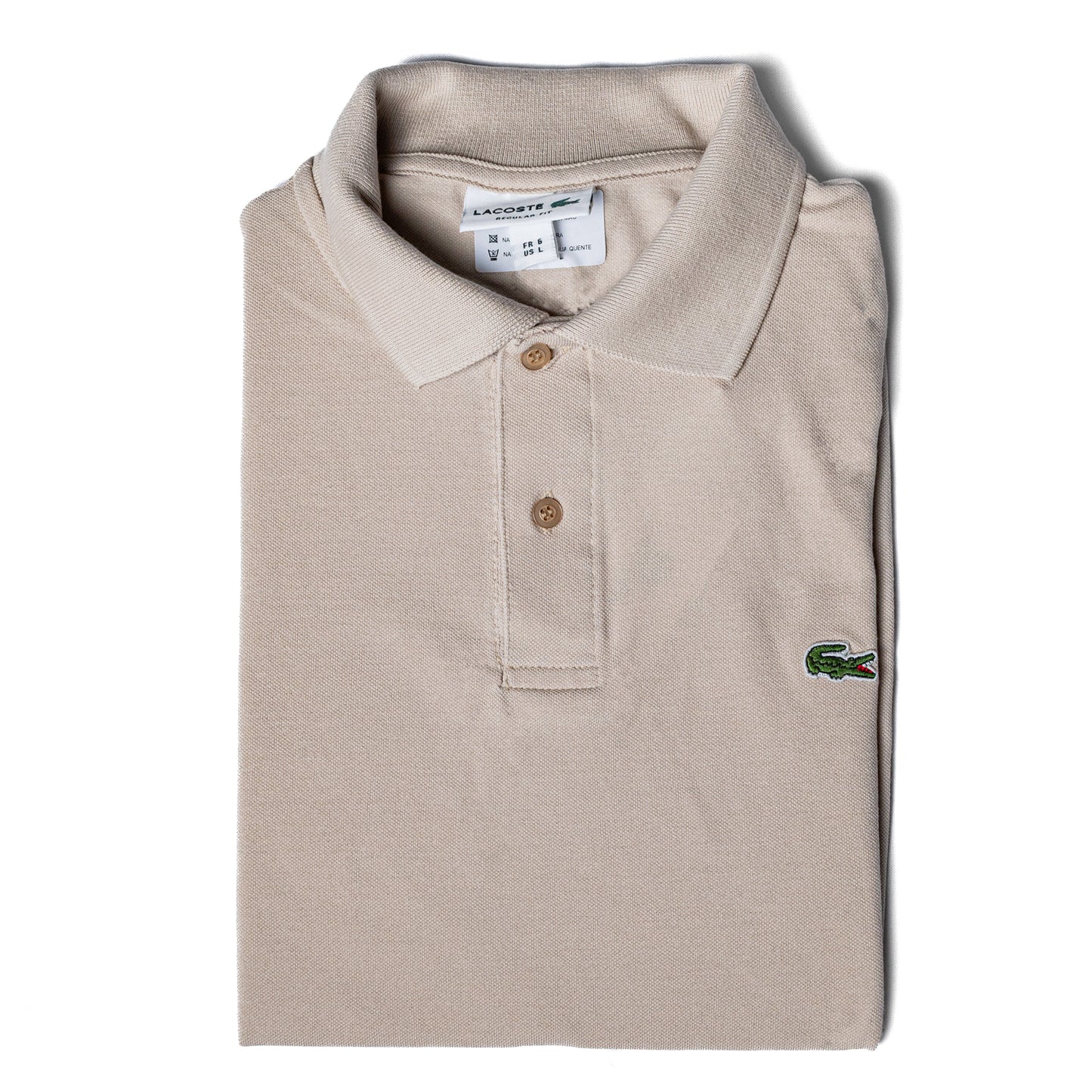 POLO PREMIUM - BEIGE - LOGO TRADICIONAL LC
