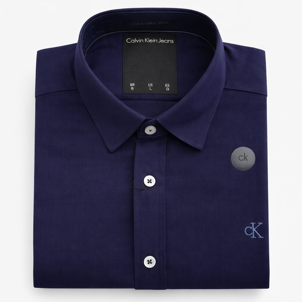 CAMISA LINO - AZUL NOCHE - CKL