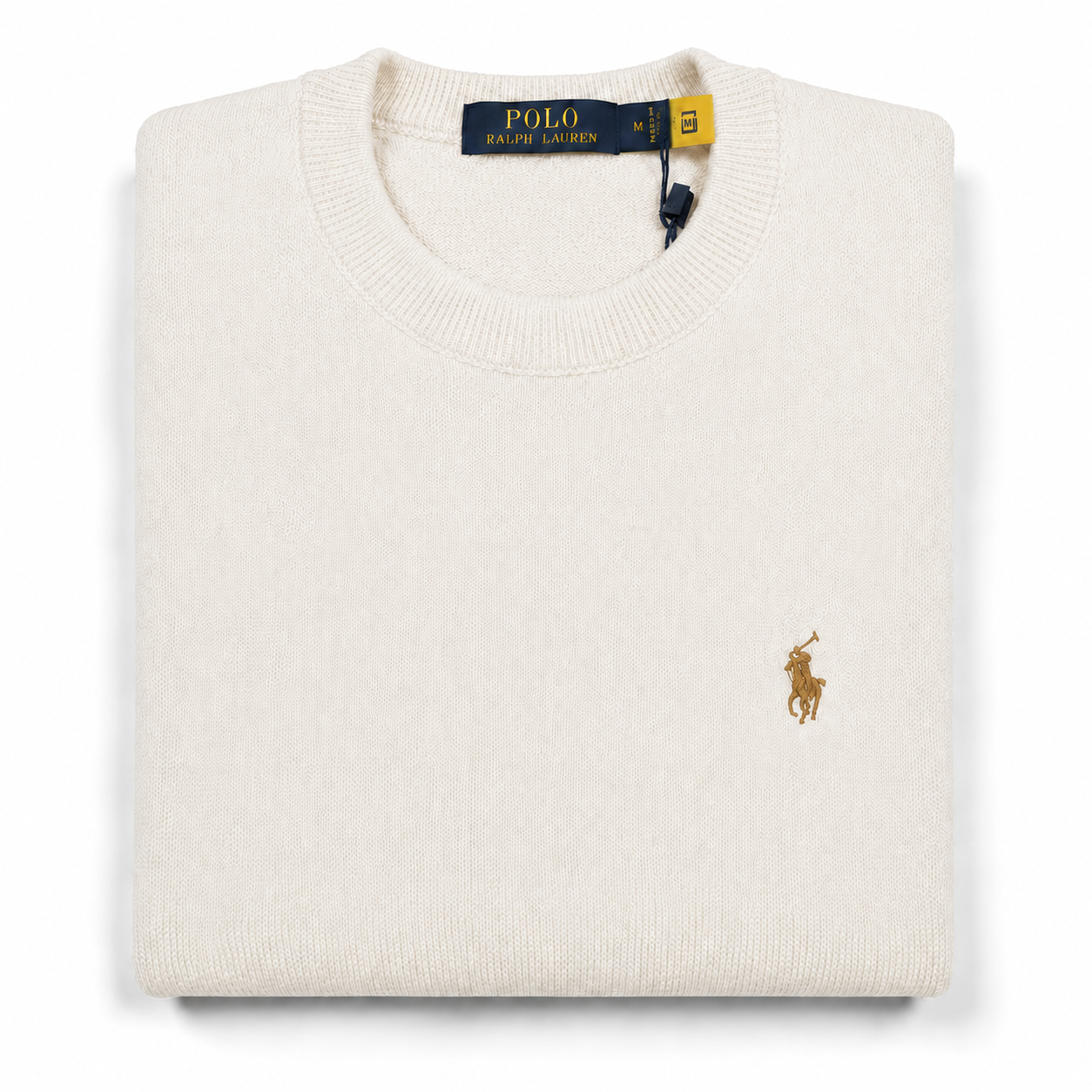 SUETER DE HILO - BLANCO PERLA - TEXTURIZADO RL
