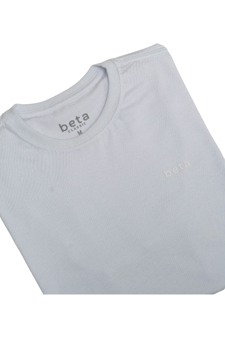 REMERA BASICA - BETA CLASSIC - MINIMALISTA - BLANCO D1