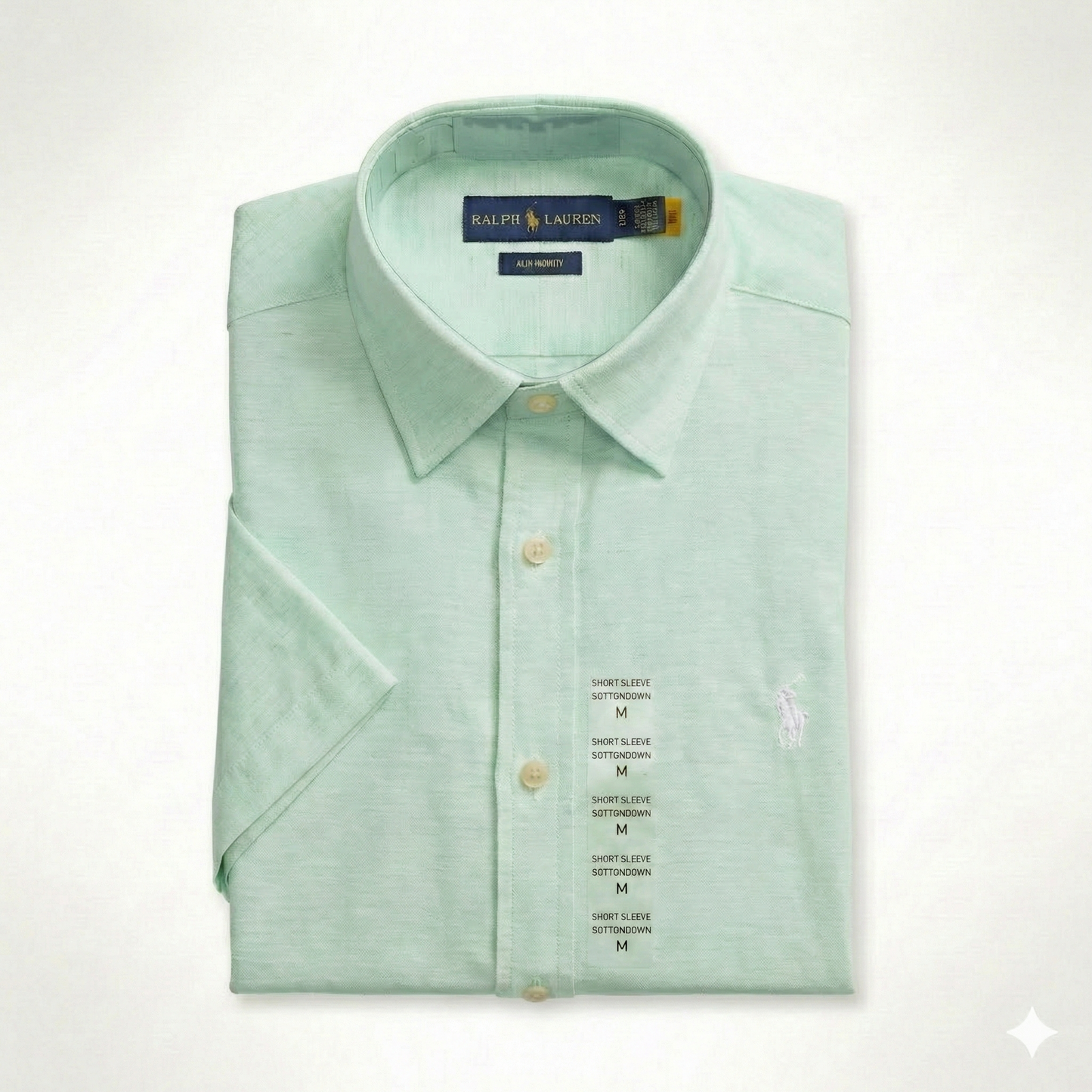 CAMISA LINO - VERDE AGUA - RL