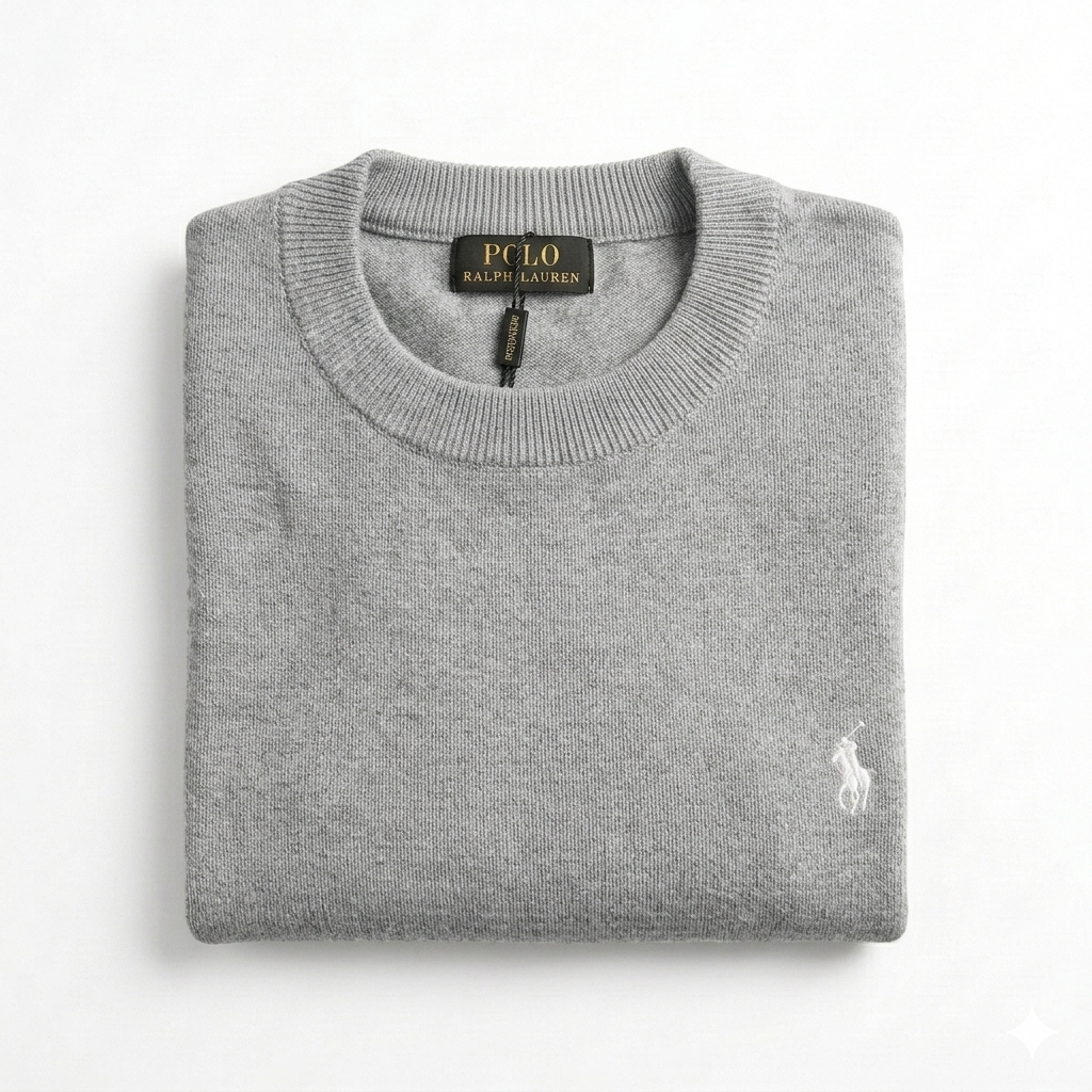 SUETER DE HILO - GRIS CLARO - TEXTURA FINA RL