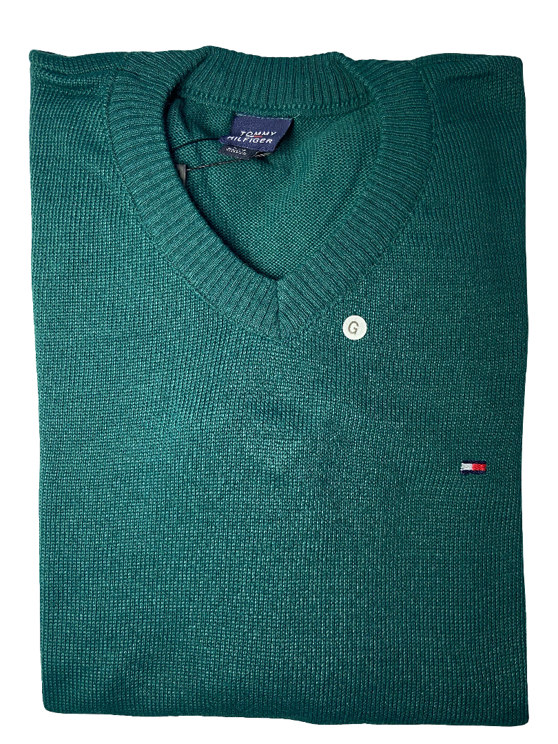 SUETER DE HILO - VERDE ESMERALDA - D1 TH