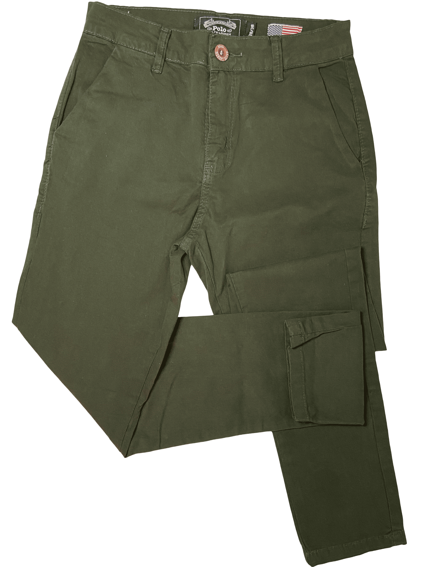 PANTALON SPORT ELEGANTE - VERDE MATE - REGULAR FIT RL