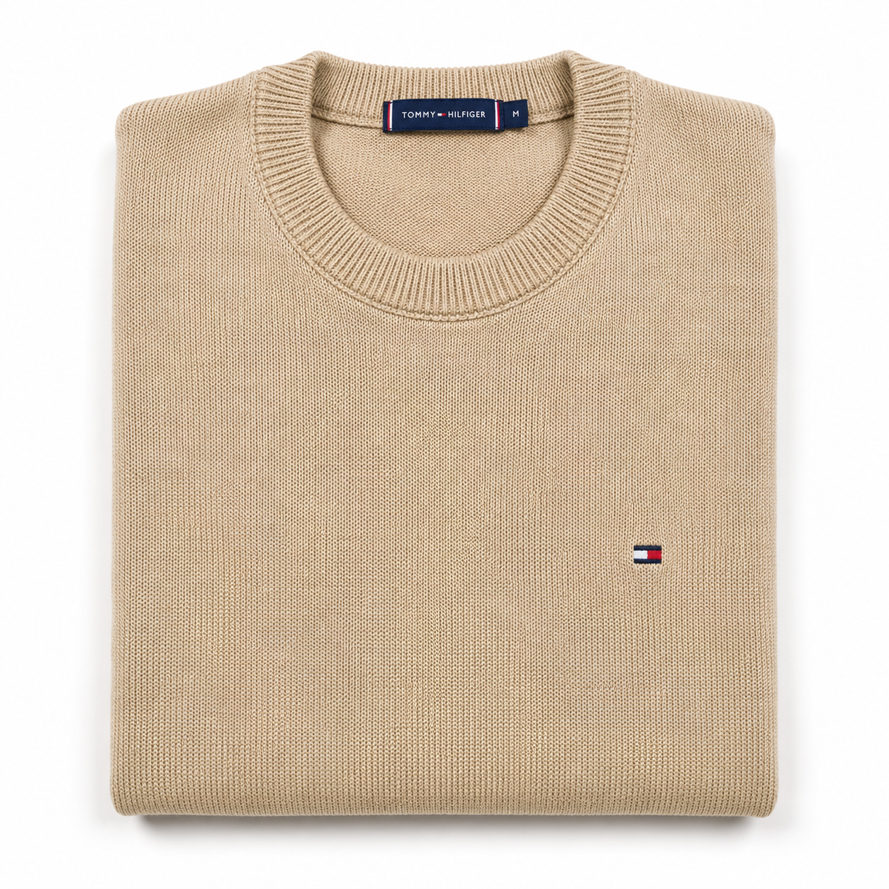 SUETER DE HILO - BEIGE CLARO - TEXTURIZADO TH
