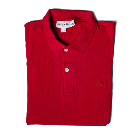 POLO PREMIUM - ROJO - LOGO BORDADO LC