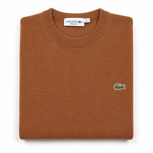 SUETER DE HILO - MARRON CARAMELO - TEXTURIZADO RL
