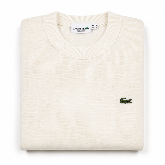 SUETER DE HILO - BLANCO PERLA - TEXTURIZADO RL