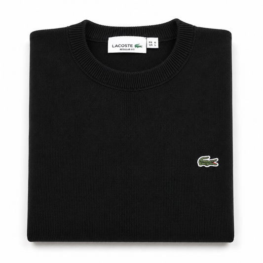 SUETER DE HILO - NEGRO - TEXTURIZADO RL