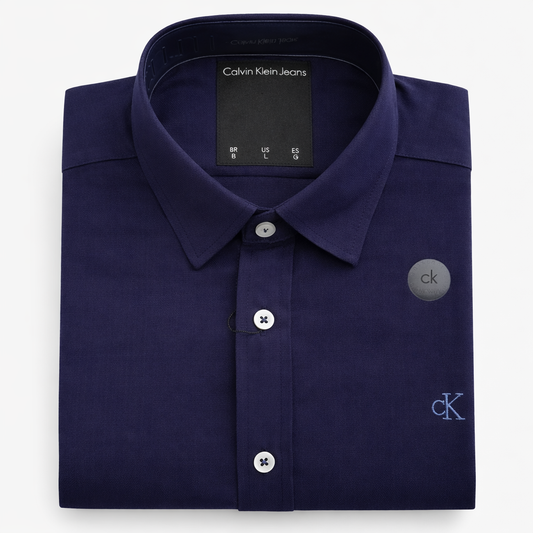 CAMISA LINO - AZUL NOCHE - CKL