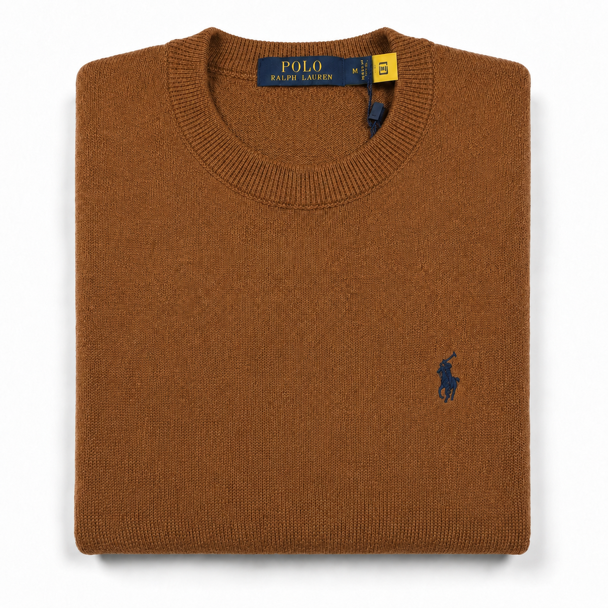 SUETER DE HILO - MARRON CARAMELO - TEXTURIZADO RL