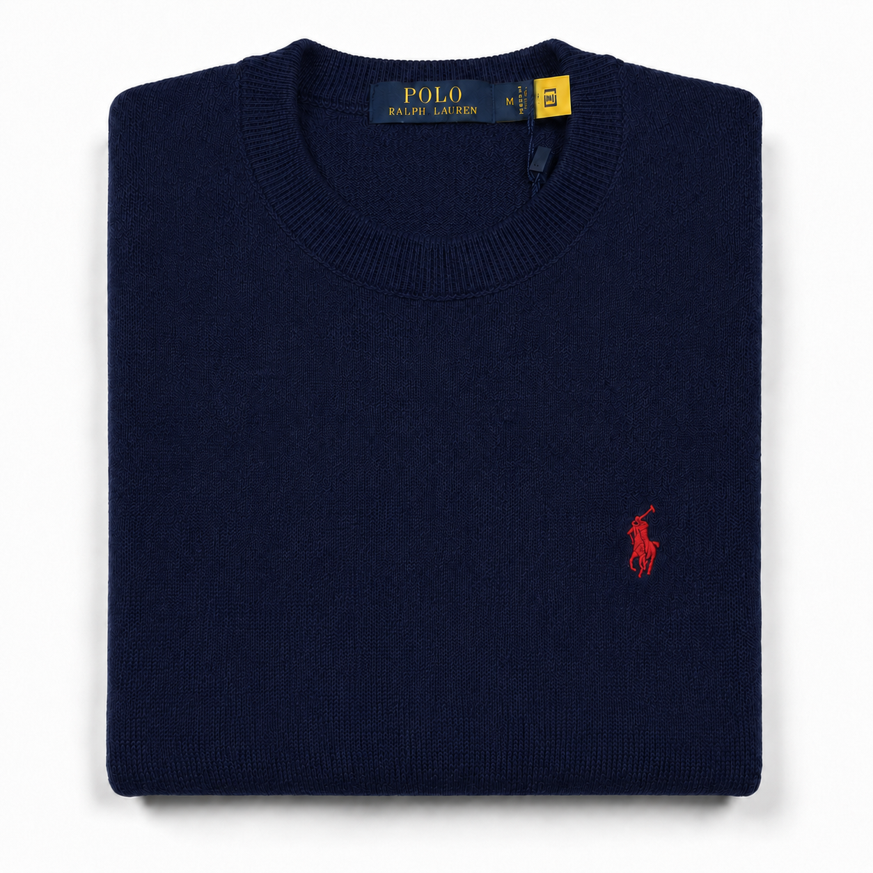 SUETER DE HILO - AZUL MARINO - TEXTURIZADO RL