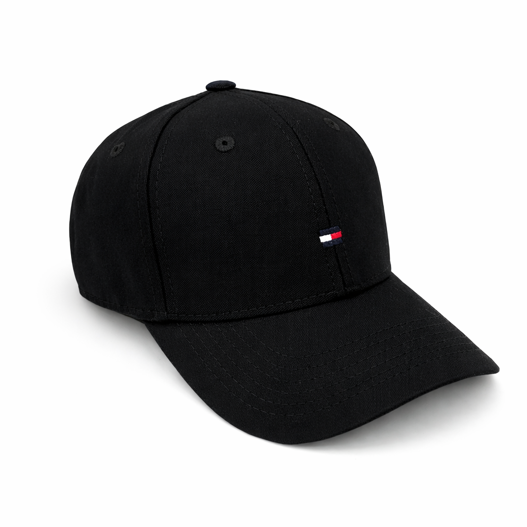 GORRA CLASICA - NEGRO - LOGO MINIMALISTA - TH