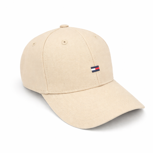 GORRA CLASICA - BEIGE - LOGO MINIMALISTA - TH