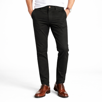PANTALON SPORT ELEGANTE -  NEGRO - REGULAR FIT RL