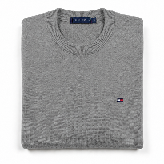 SUETER DE HILO - GRIS OSCURO - TEXTURIZADO TH
