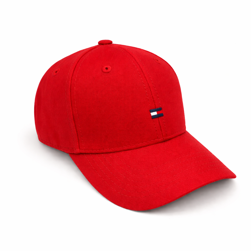GORRA CLASICA - ROJO - LOGO MINIMALISTA - TH
