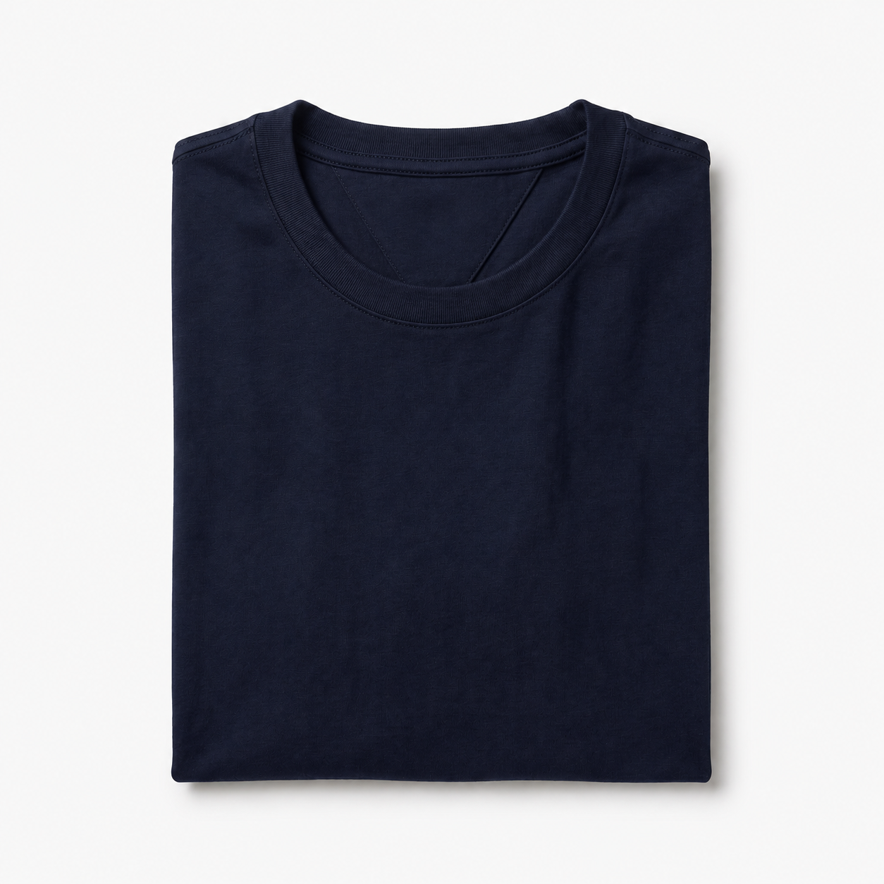 REMERA BASICA CLASICA - AZUL MARINO - LOGO TRADICIONAL - TH