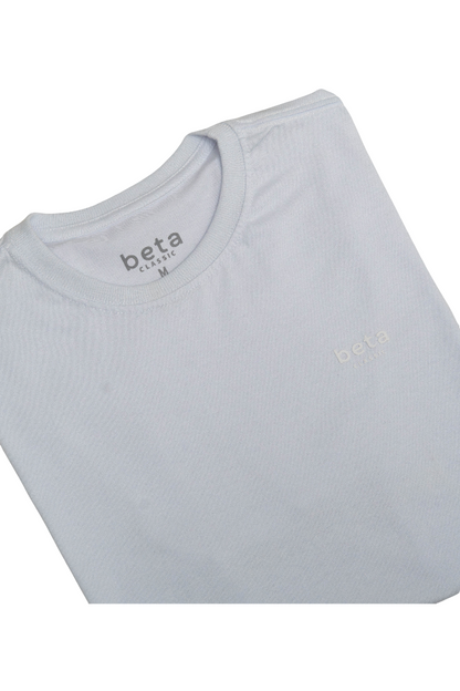 REMERA BASICA - BETA CLASSIC - MINIMALISTA - BLANCO D1