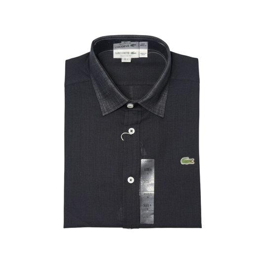 CAMISA LINO - NEGRO - LOGO TRADICIONAL LC