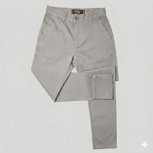 PANTALON SPORT ELEGANTE -  GRIS CLARO - REGULAR FIT RL