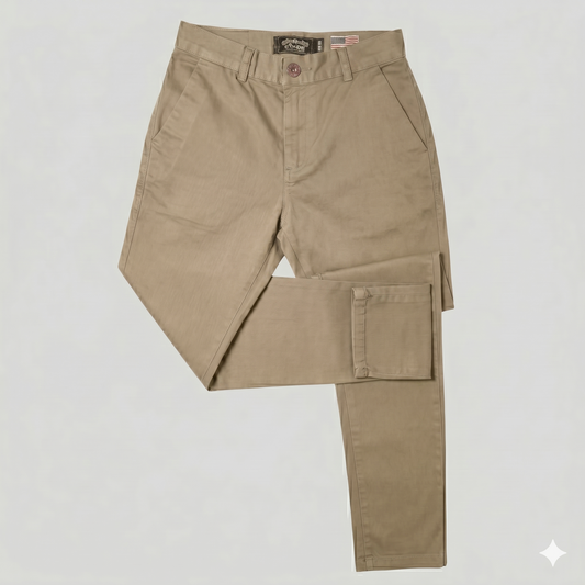 PANTALON SPORT ELEGANTE -  KHAKI CLARO - REGULAR FIT RL