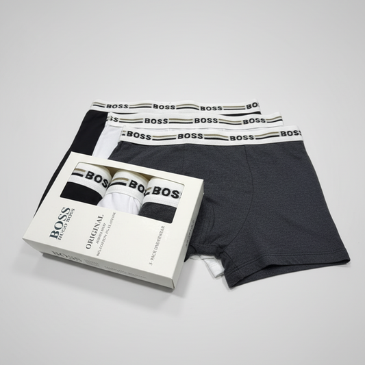 CAJA DE BOXER BOSS D3 - 3 UNIDADES