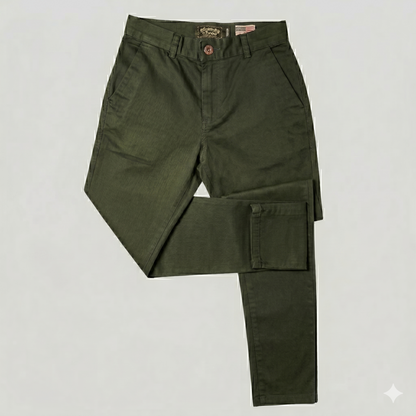 PANTALON SPORT ELEGANTE -  VERDE MATE - REGULAR FIT RL