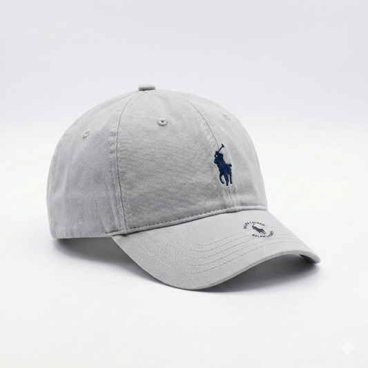 GORRA CLASICA - GRIS - LOGO MONOCROMATICO - RL