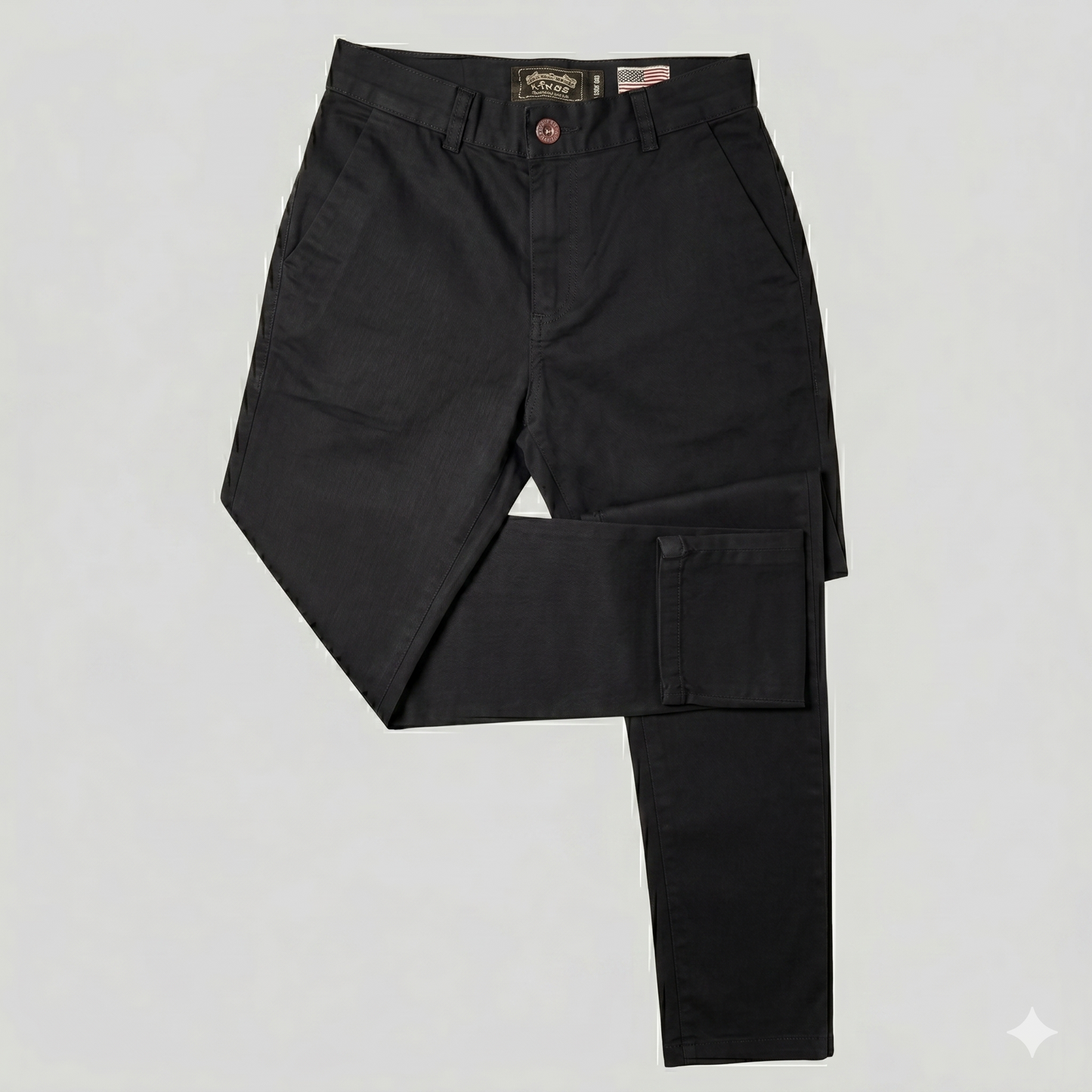 PANTALON SPORT ELEGANTE -  NEGRO - REGULAR FIT RL