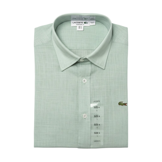 CAMISA LINO - VERDE AGUA - LOGO TRADICIONAL LC