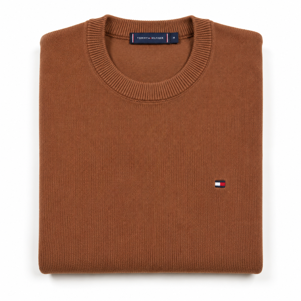 SUETER DE HILO - MARRON CARAMELO - TEXTURIZADO TH
