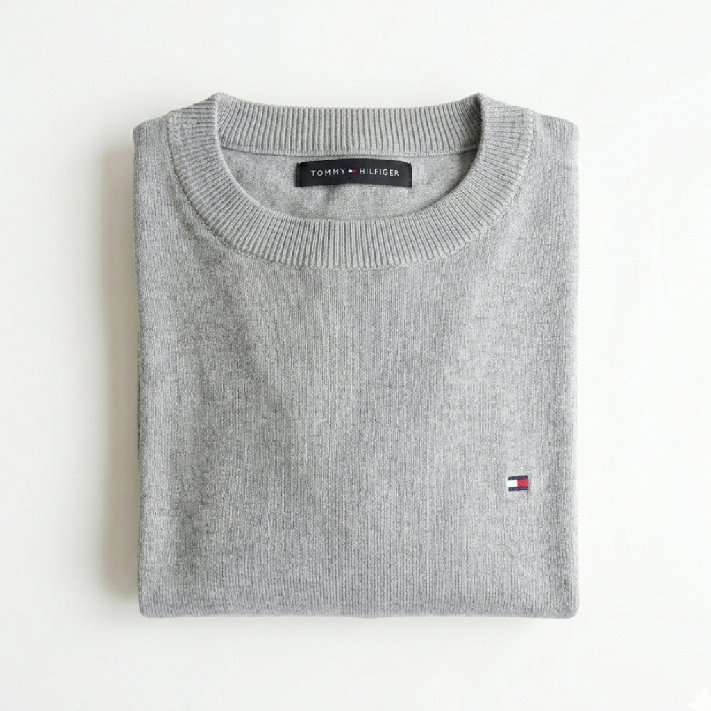 SUETER DE HILO - GRIS CLARO - TEXTURA FINA TH