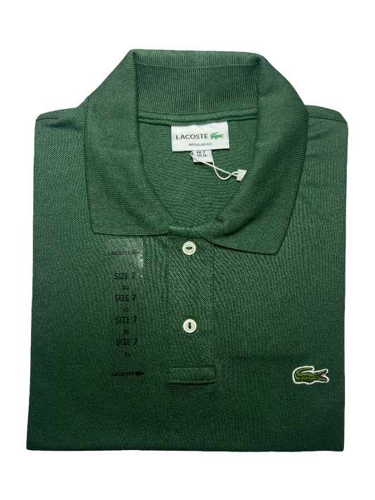 REMERA ESTILO POLO - VERDE MATE - LOGO TRADICIONAL LC