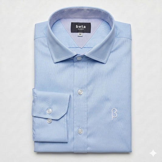CAMISA OXFORD CELESTE - BETA CLASSIC