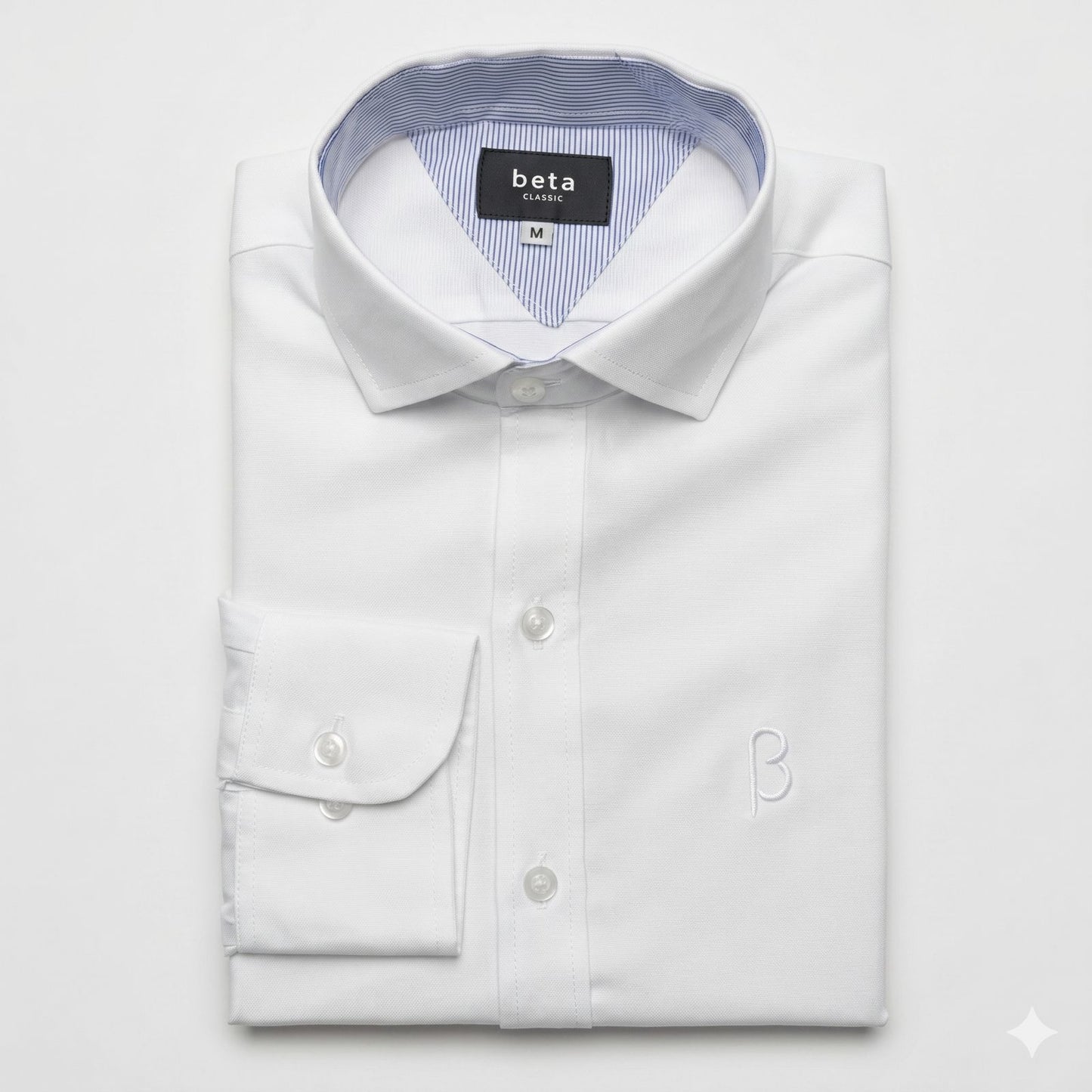 CAMISA OXFORD BLANCO - BETA CLASSIC