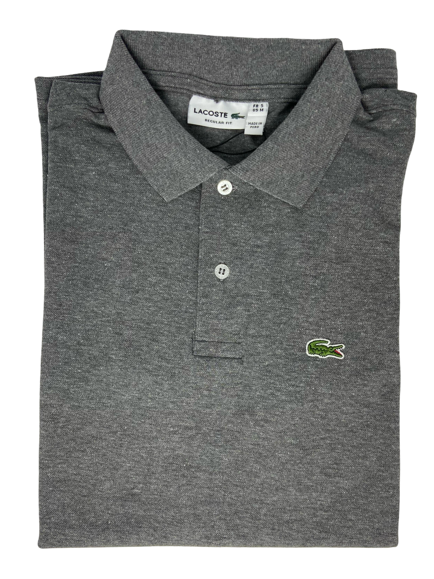 POLO PREMIUM - GRIS OSCURO - LOGO TRADICIONAL LC