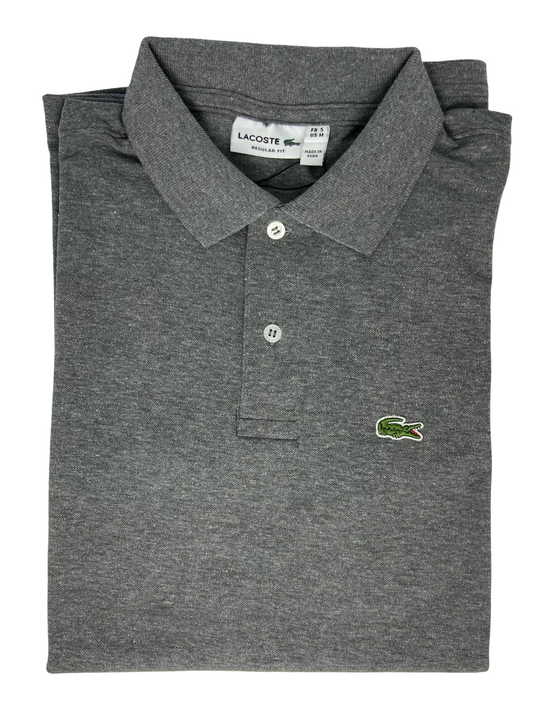POLO PREMIUM - GRIS OSCURO - LOGO TRADICIONAL LC
