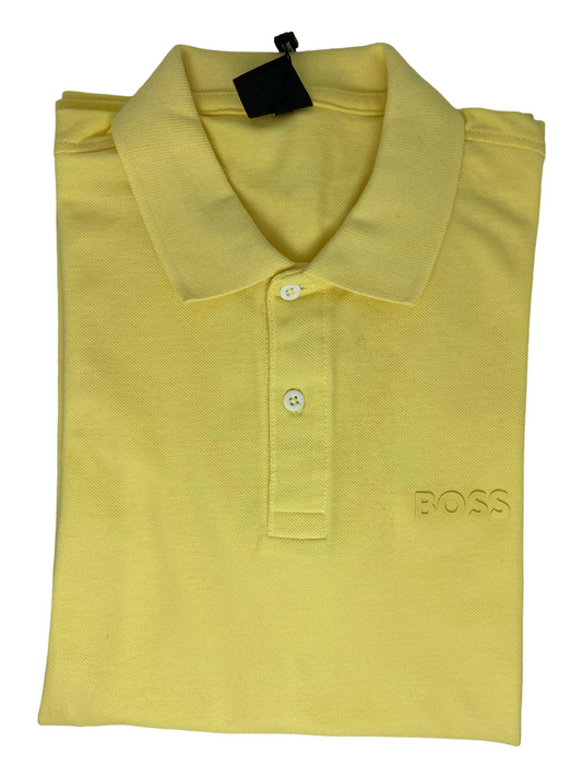 POLO PREMIUM - AMARILLO - LOGO ENGOMADO HB