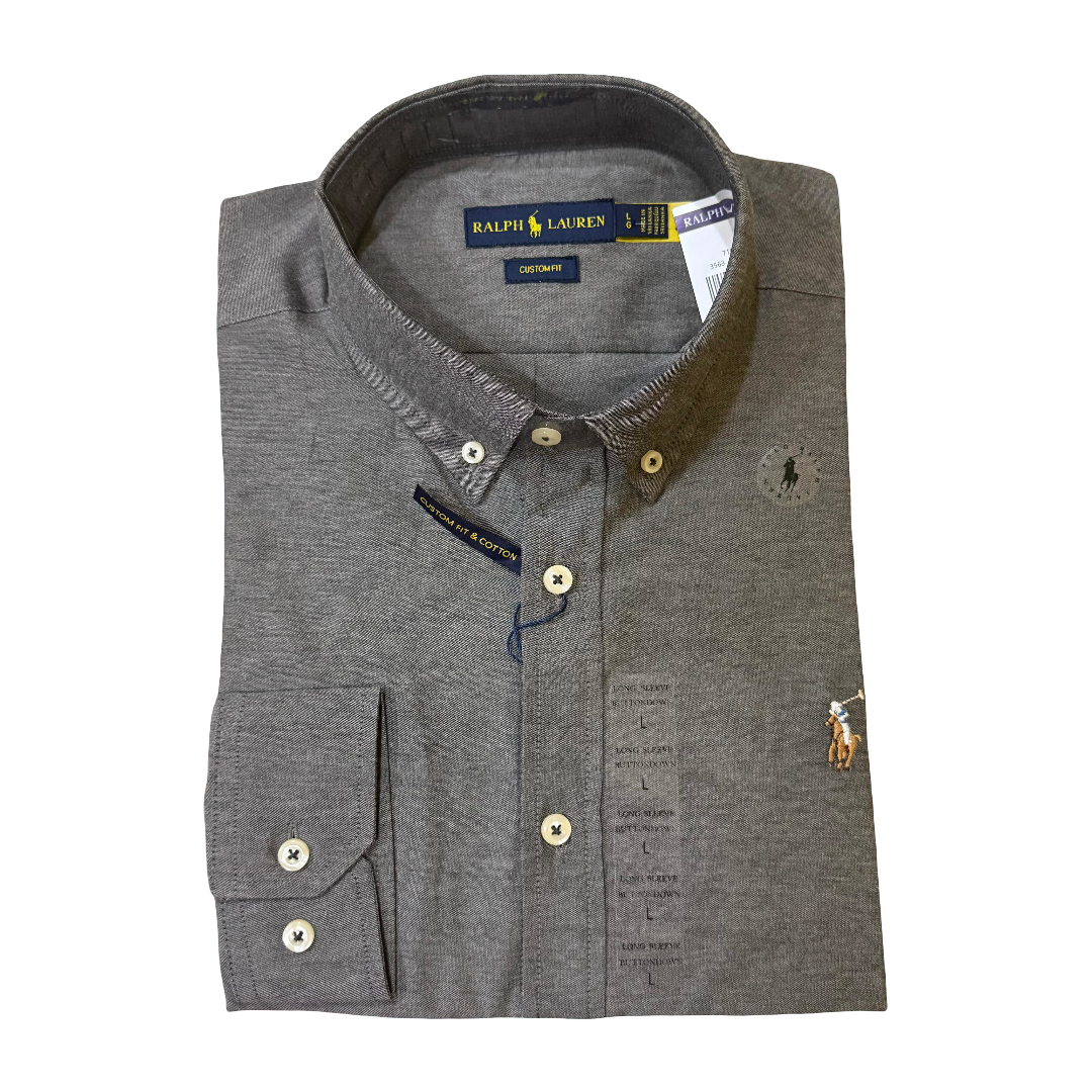 CAMISA TRICOLINI - GRIS HUMO - LOGO COLORIDO RL