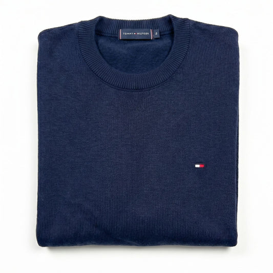 SUETER DE HILO - AZUL MARINO - TEXTURIZADO TH