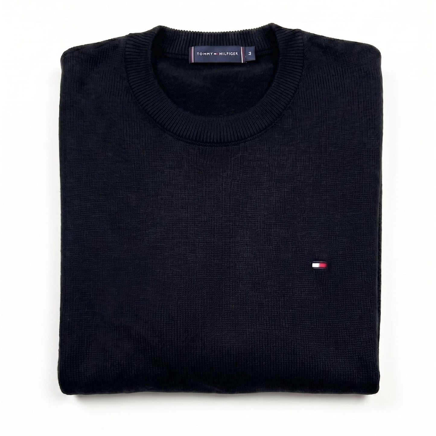SUETER DE HILO - NEGRO - TEXTURIZADO TH