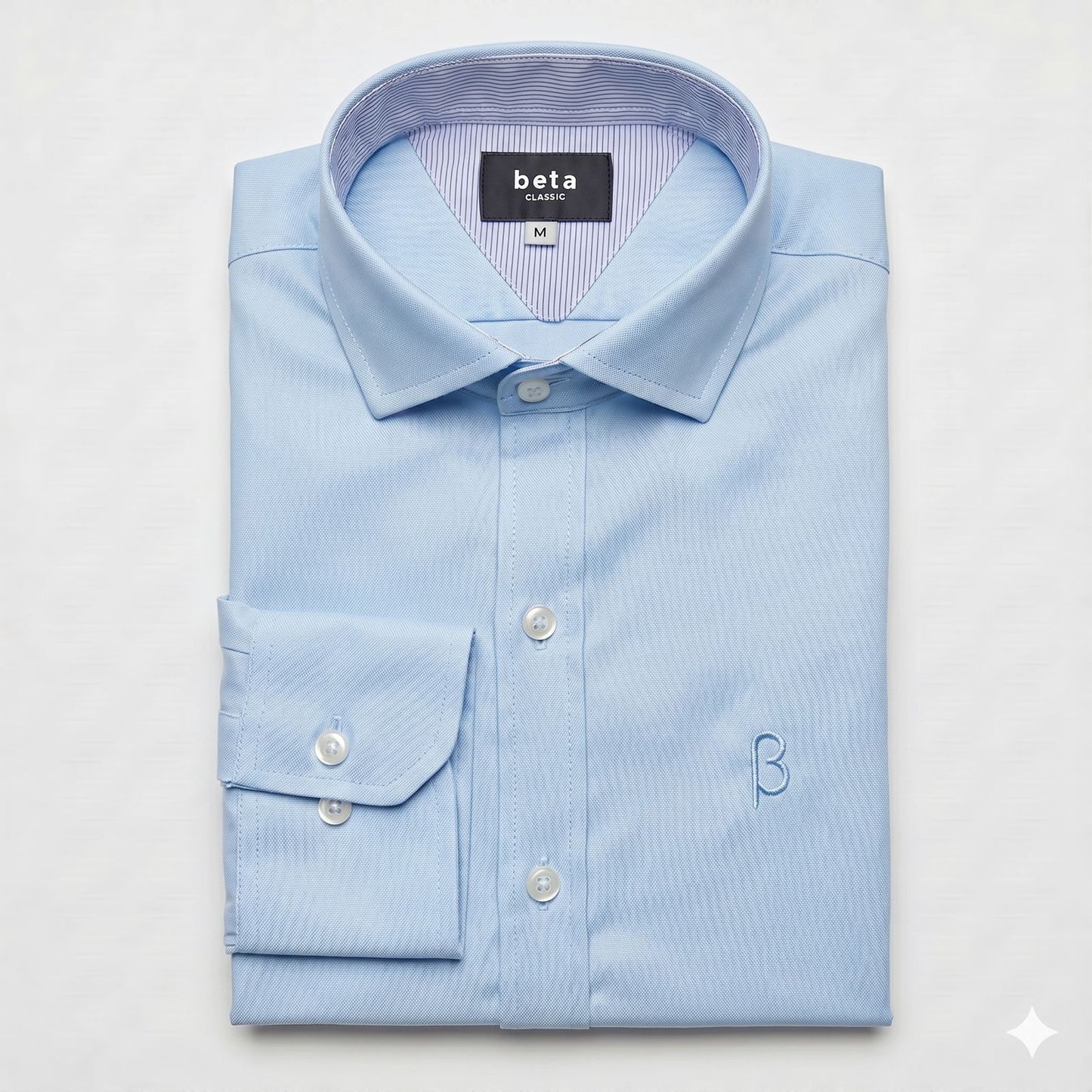 CAMISA OXFORD CELESTE - BETA CLASSIC