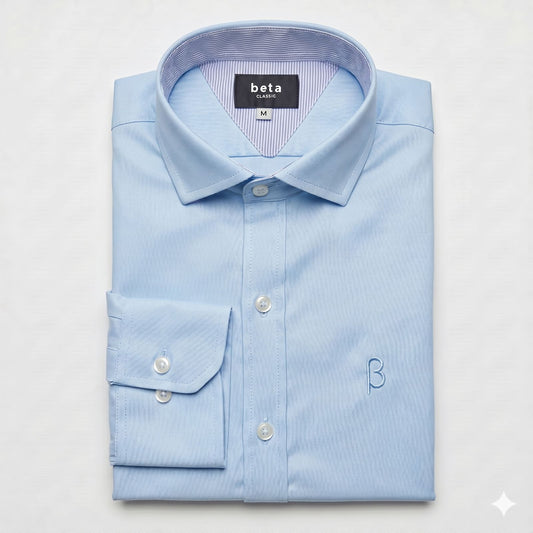 CAMISA OXFORD CELESTE - BETA CLASSIC